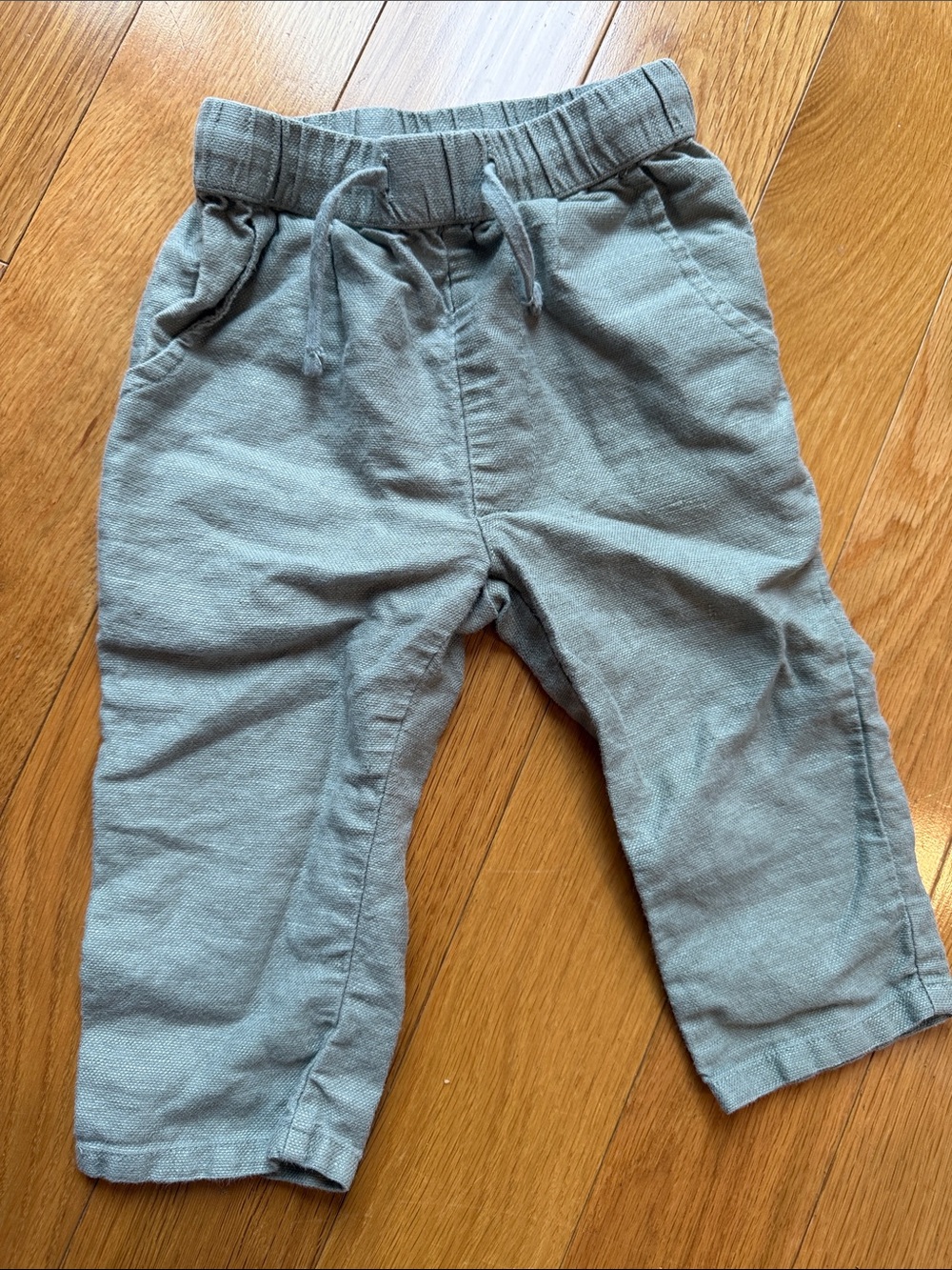 Rylee + Cru Light Gray Kids Sweatpants with Drawstring